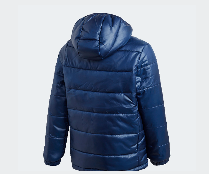 GIUBBINO GIUBBOTTO ADIDAS BAMBINO GIACCA IMBOTTITA FK5868 PADDED JACKET BLU ROSA